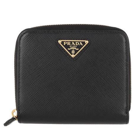 prada wallet black price|Prada small wallet price.